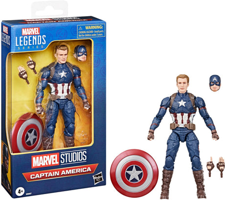 Hasbro avengers: endgame marvel legends action figure captain america 15 cm action figuur