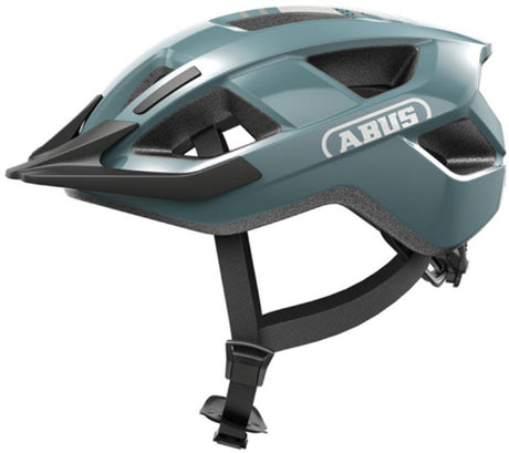 Abus fietshelm aduro 3.0 led glacier blue m - 52-58 cm - blauw - geschikt voor gebruik op elektrische fietsen - stadsfietsen - 315 g
