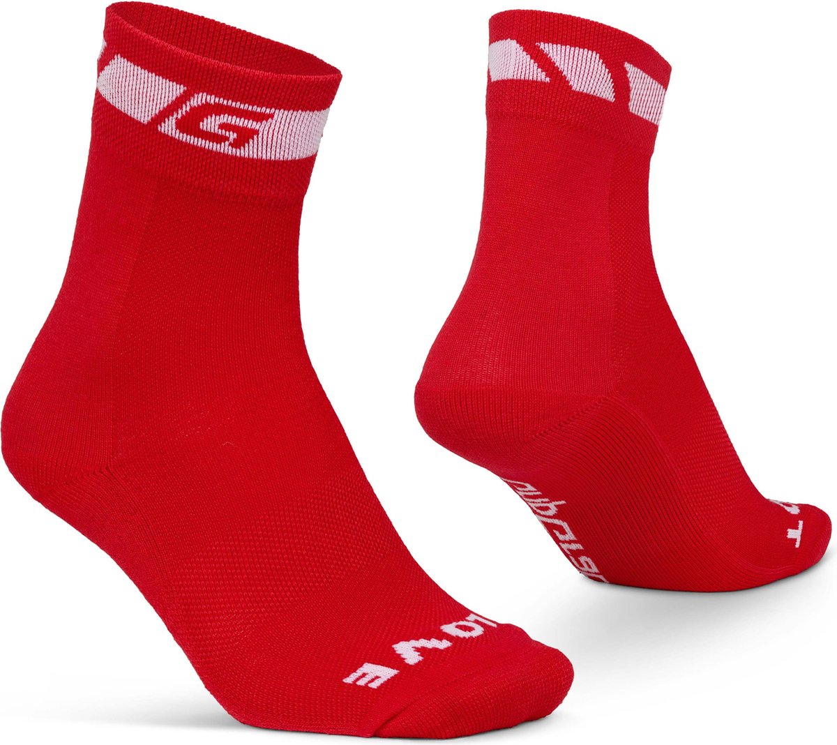 Gripgrab - lente herfst fietssokken thermo overganssokken - rood - unisex - maat s