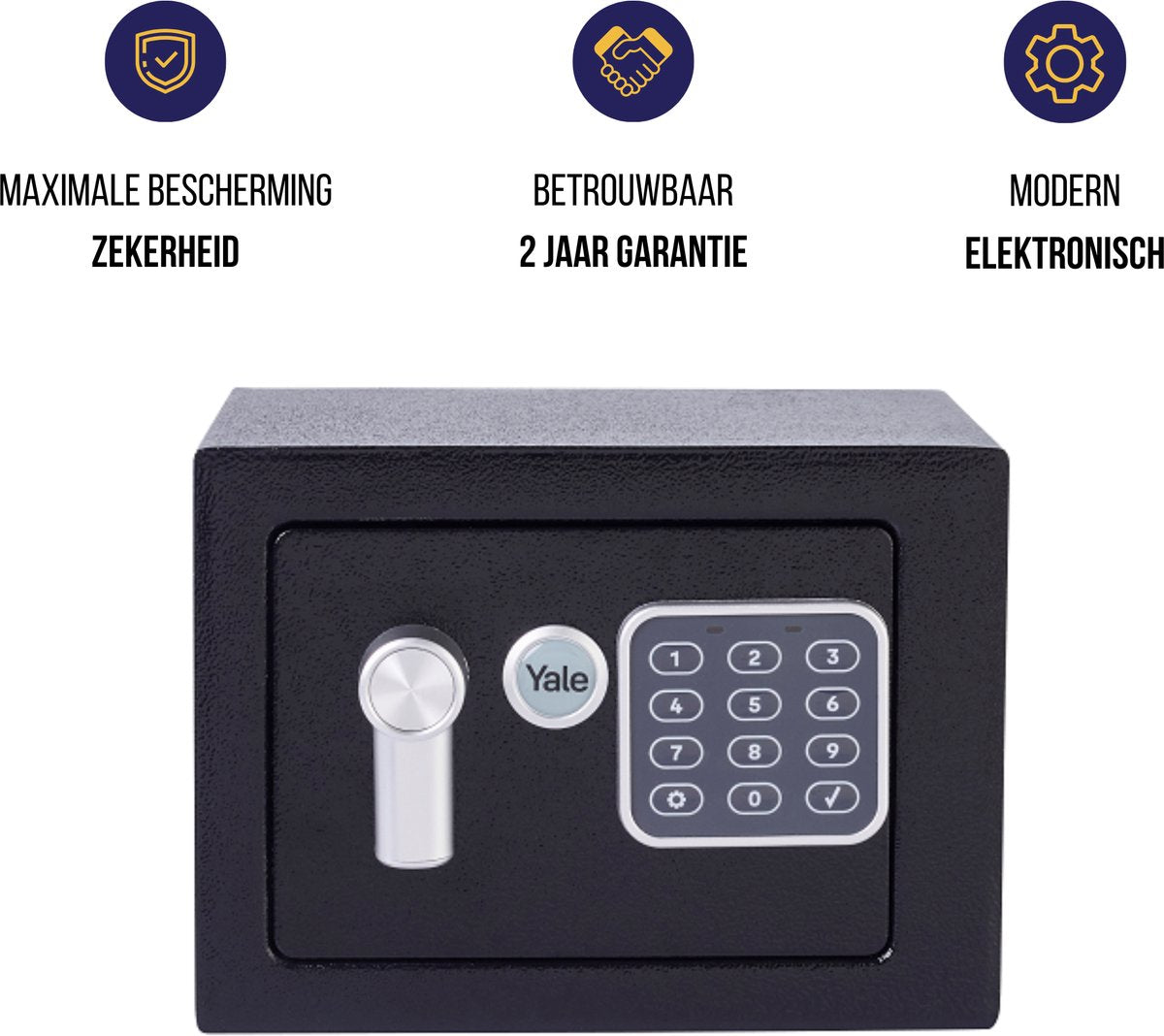 Yale - elektronische kluis - mini - zwart - standard protection - db2