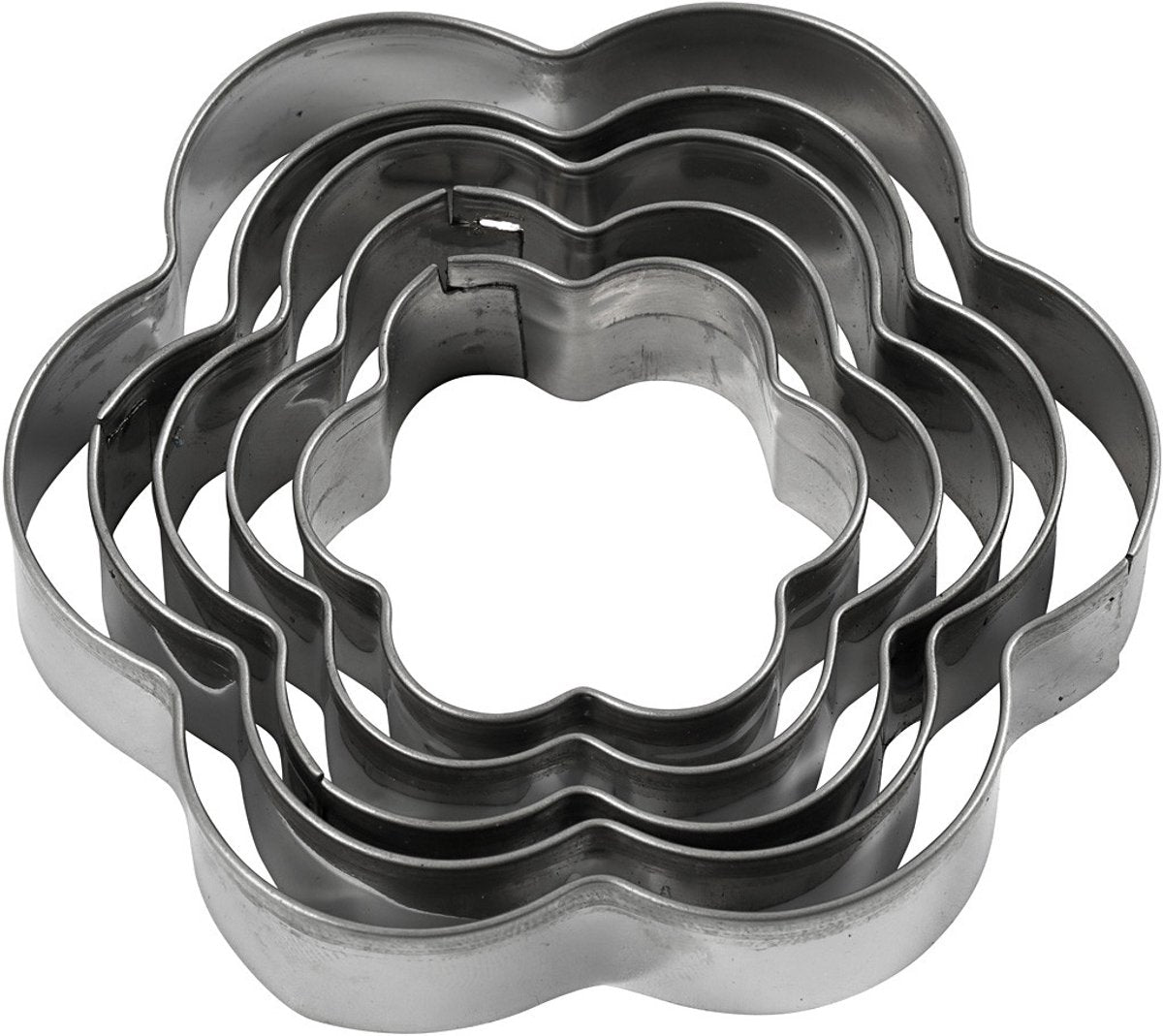 Creativ company uitsteekvormen, bloem, afm 8 cm, 5 stuk 1 doos