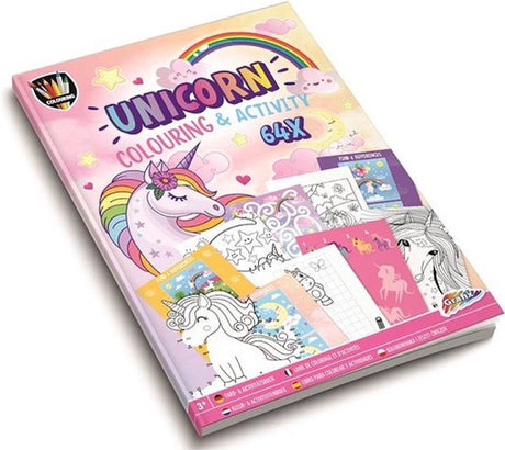 Grafix kleur- en activiteitenboek eenhoorn