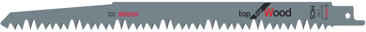 Bosch reciprozaagblad s 1531 l top for wood - 2 stuks