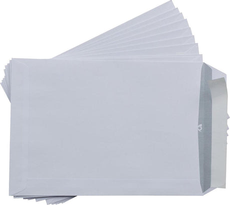 Gallery akte omslagen 162x229 mm - wit - 10 stuks