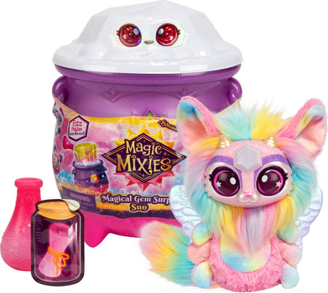 Magic mixies magical gem surprise magische toverketel zon - maak je mixie plushie