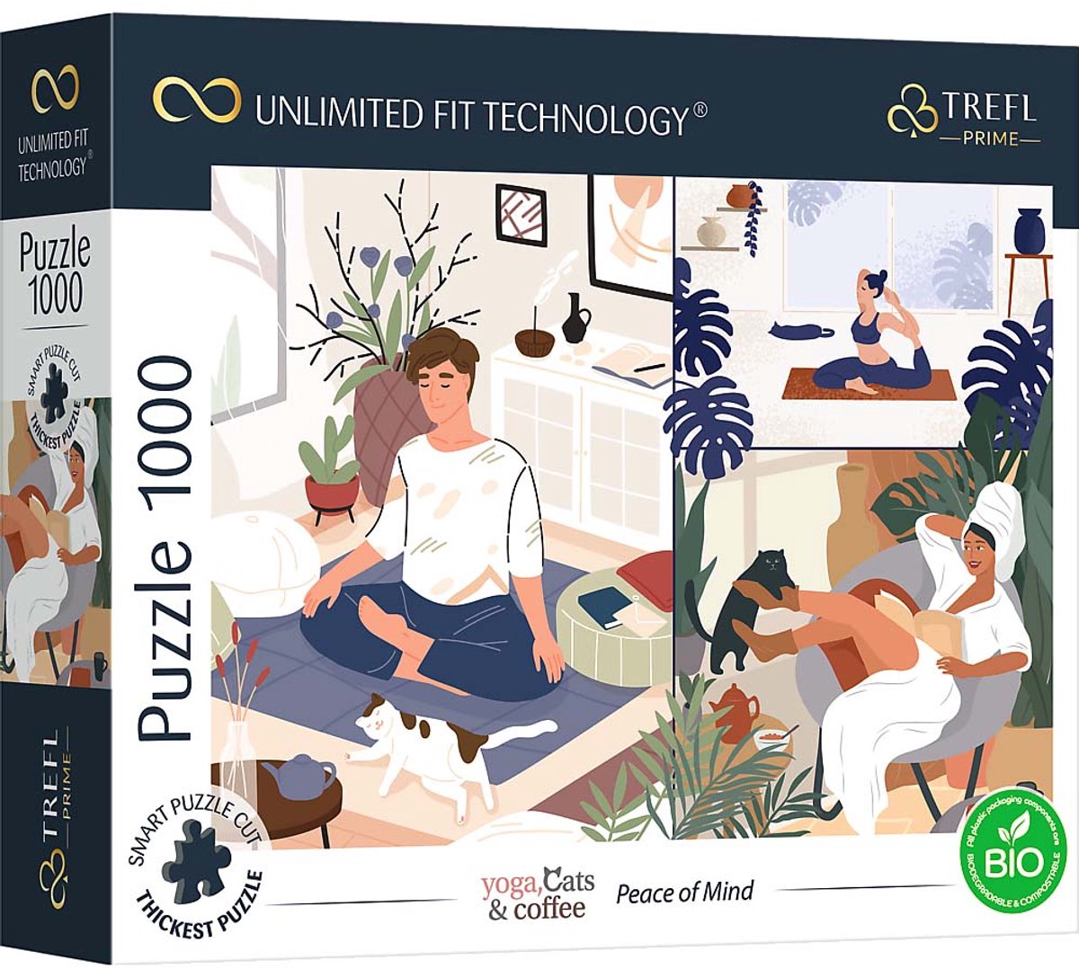 Trefl legpuzzel peace of mind 1000 stukjes fsc karton duurzaam.