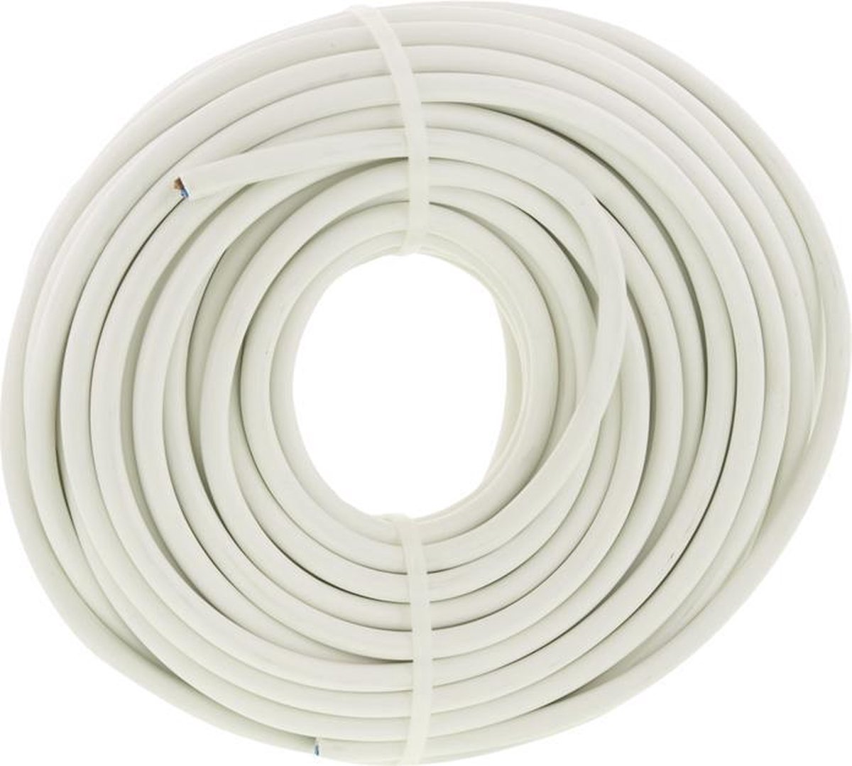 Elro huishoudkabel vmvl 2 x 1,0 wit 25 m