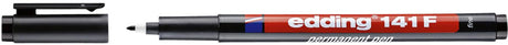 Edding viltstift 141 rond 0.6mm zwart | 10 stuks