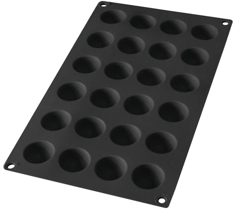 Lékué bakvorm 24 halve bollen - siliconen - black