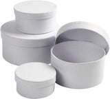 Creativ company ronde dozen van karton, 4 maten