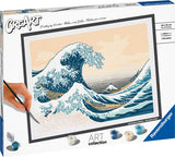 Ravensburger creart schilderen op nummer - hoksusai: the great wave