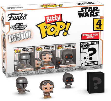 Funko pop! bitty - star wars 4-pack: mandalorian