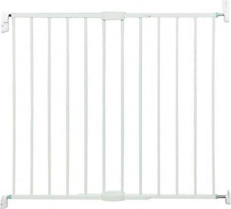 Munchkin metalen schroefhekje - traphek met boren - veiligheidshek met muurbevestiging - 64.5 tot 102cm - verstelbaar aan de boven- en onderkant - wit