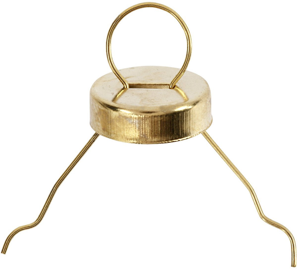 Creativ company metalen hanger goud, 25st.