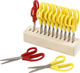 Creativ company ronde kinderscharen met scharenblok, 24st.