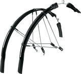 Sks spatbordset raceblade long 2 kunststof zwart 28inch 25mm