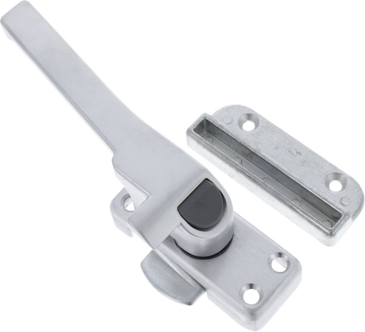 Stile starx raamsluiting links aluminium - met nok en knop