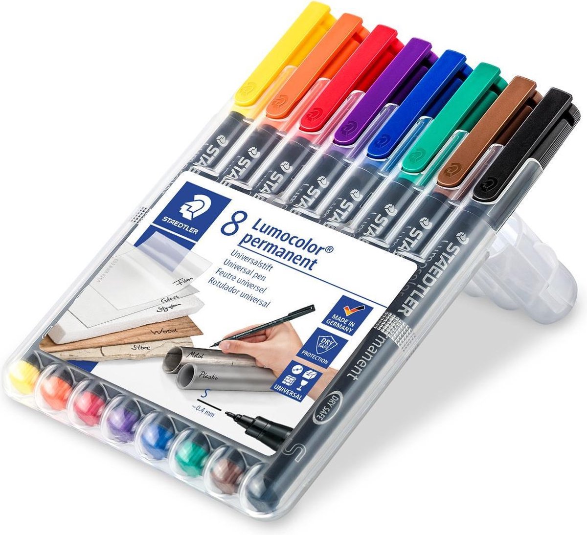 Staedtler lumocolor s permanent - box 8 st