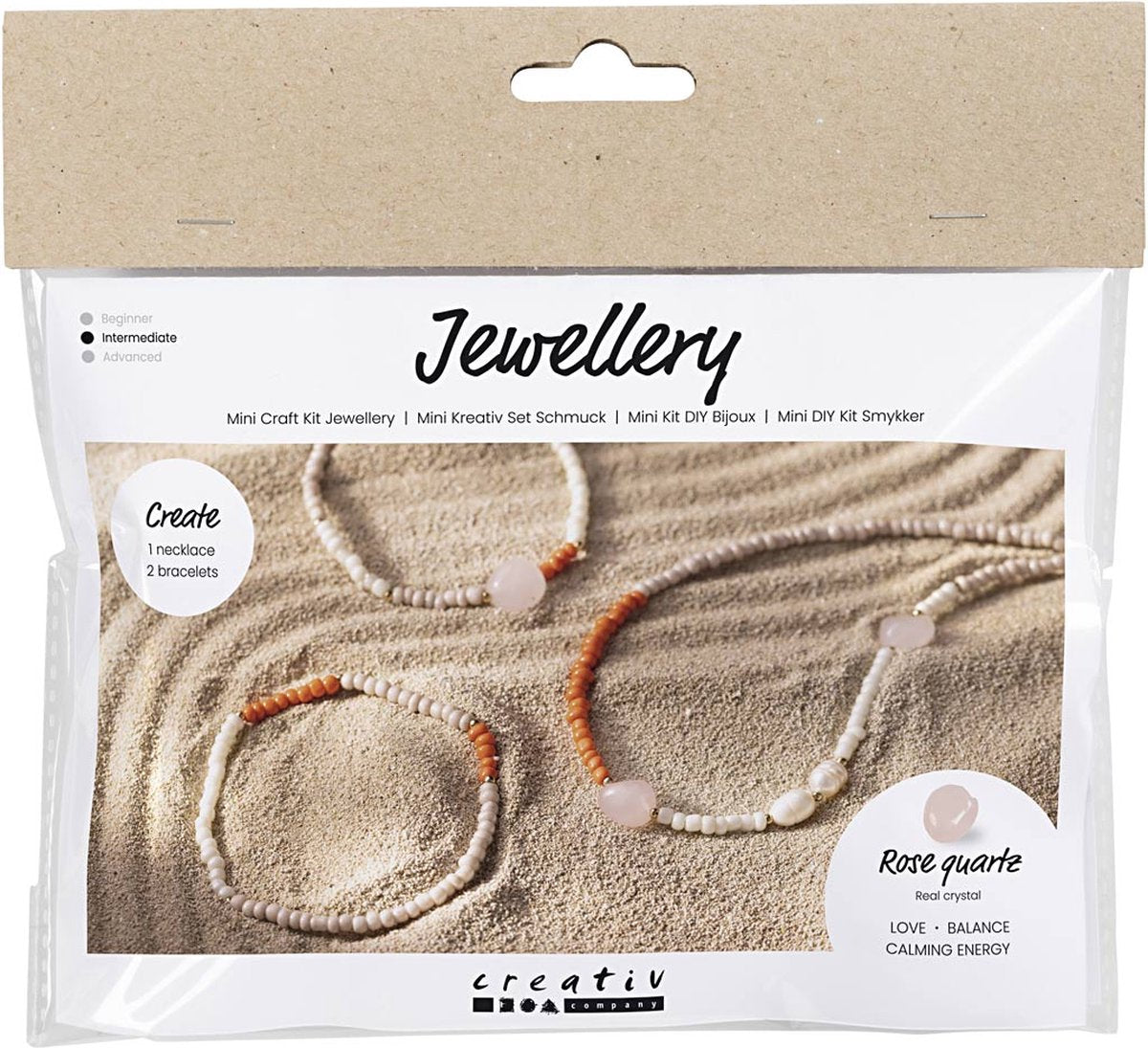 Https: www.cchobby.nl mini-hobbyset-sieraden-rozenkwarts-ketting-en-armband-1-doos