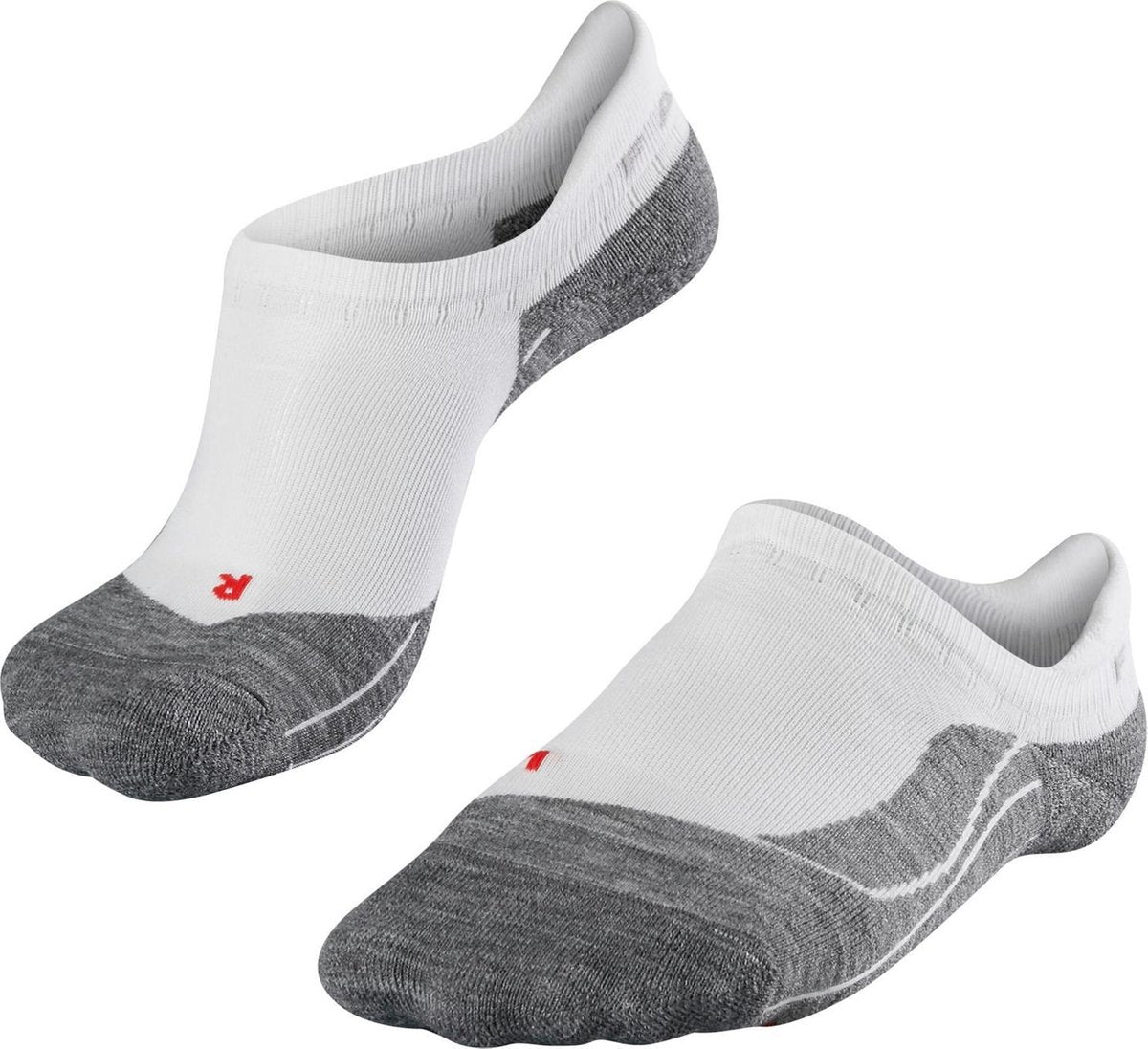 Falke ru4 invisible anti-blaar katoen functioneel materiaal hardloopsokken dames wit - maat 41-42