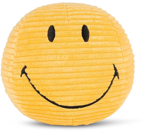 Bon ton toys smiley® - knuffel corduroy geel - 13cm