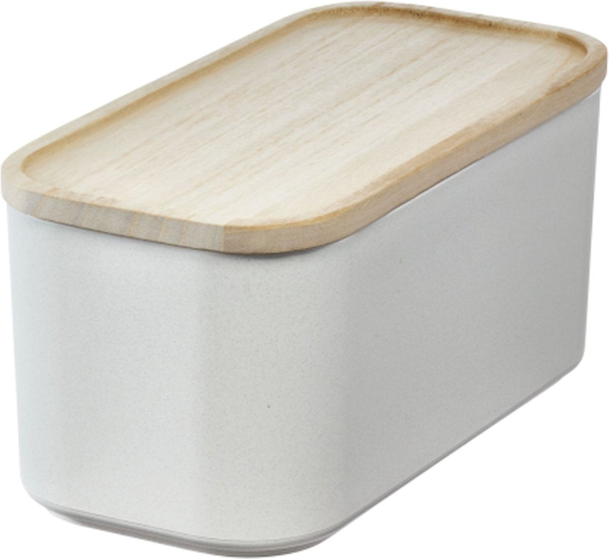 Idesign - ro pansino voorraadpot 1,9 liter - gerecycled kunststof - wit