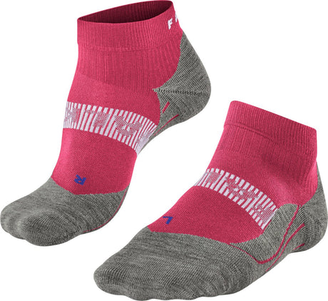 Falke ru4 cool short anti-blaar functioneel materiaal hardloopsokken dames rood - maat 35-36