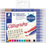 Staedtler design journey - calligraphy pen duo punt - set 12 st