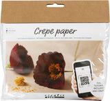 Creativ company http: www.cchobby.nl mini-hobbyset-crepepapier-klaprozen-crepe-verhouding-180-105-gr-1-doos