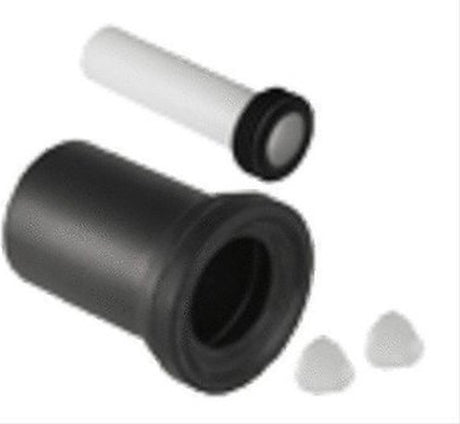 Geberit aansluitgarnituur pe 185mm afvoer 90mm toevoer 45mm