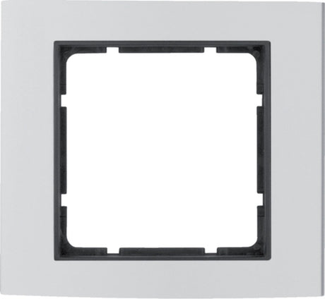 Hager 10113004 - aluminium - anthracite - aluminium - matte - screwless - berker - 1 pc(s)