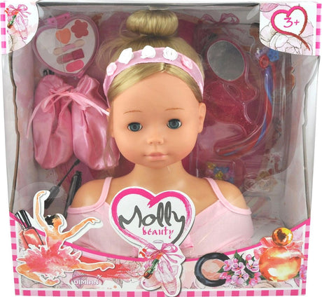 Dimian kappershoofd met make-up - molly ballerina.