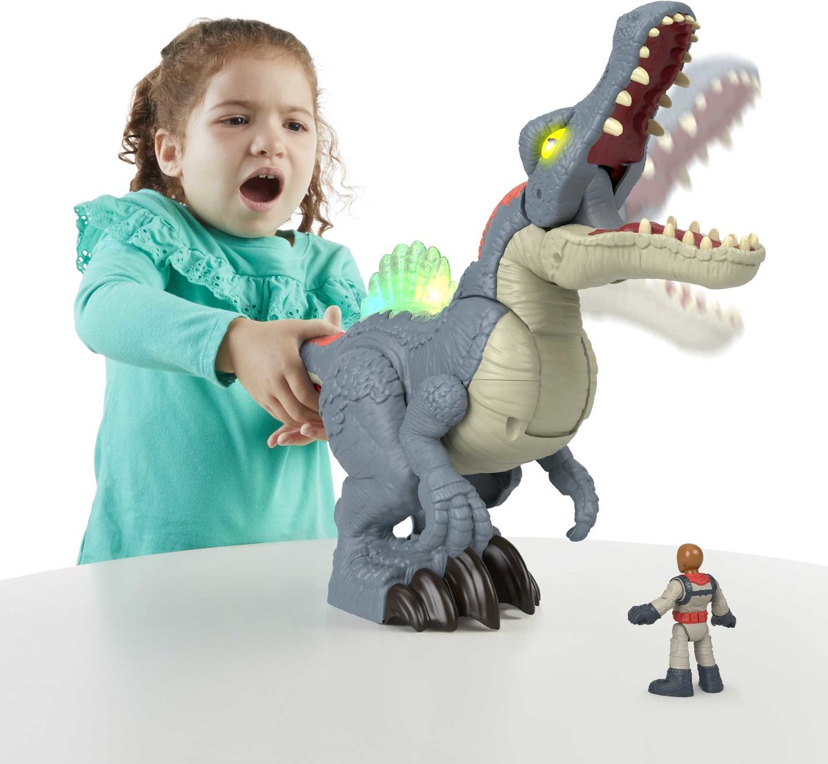 Fisher-price imaginext jurassic world figuur - spinosaurus mega-beweging