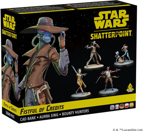 Atomic mass games star wars shatterpoint fistful of credits cad bane squad pack - en fr de pl es
