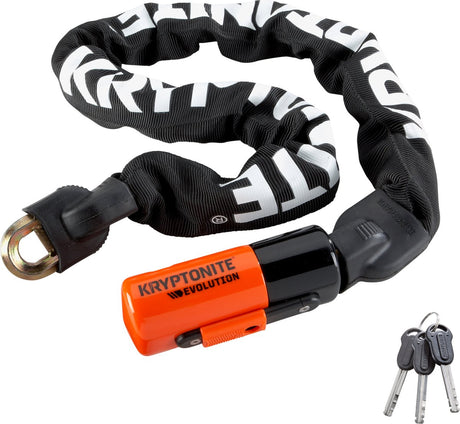 Kryptonite evolution – art-3 kettingslot fiets - e-bike - scooter - motor - 90 cm lang - zwart