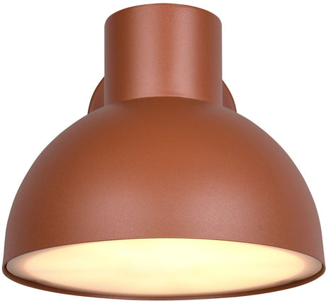 Trio elbe - wandlamp - abrikoos - excl. 1x e27 4,9 w - wandmontage - buitenverlichting - ip44