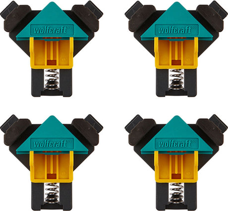Wolfcraft - hoekklemmen 4 stuks - hoekklem set - hoek lijmklemmen - 8626000