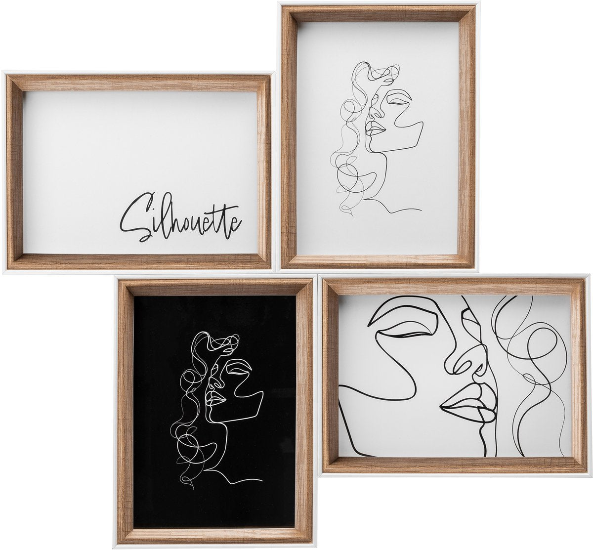 Walther silhouette - houten lijst galerij - fotoformaat 4x13x18 cm - beuken