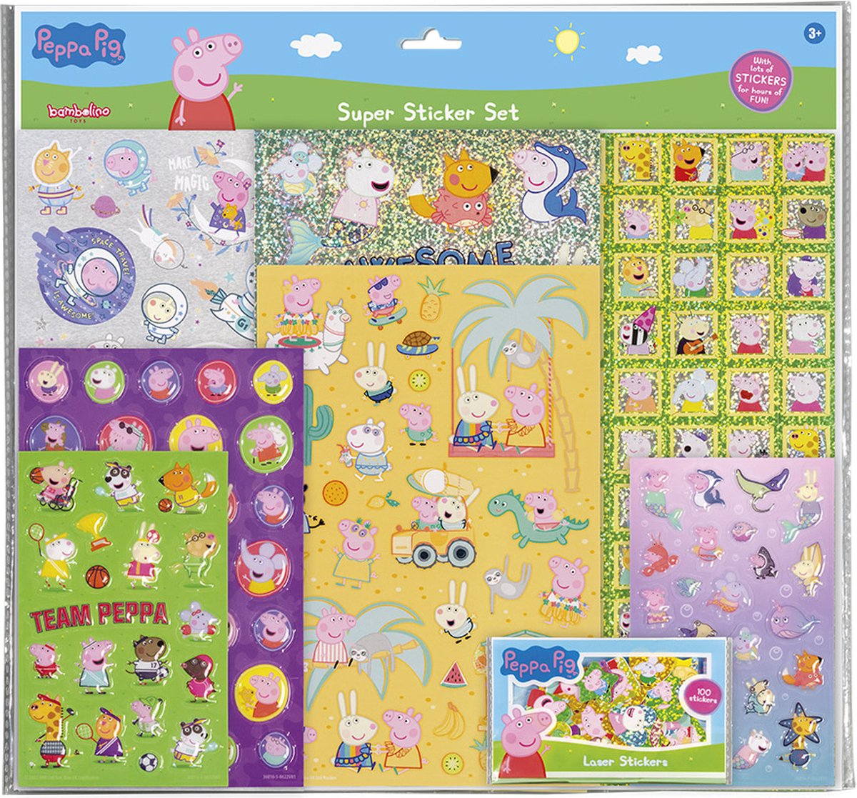 Totum super stickerset - peppa pig