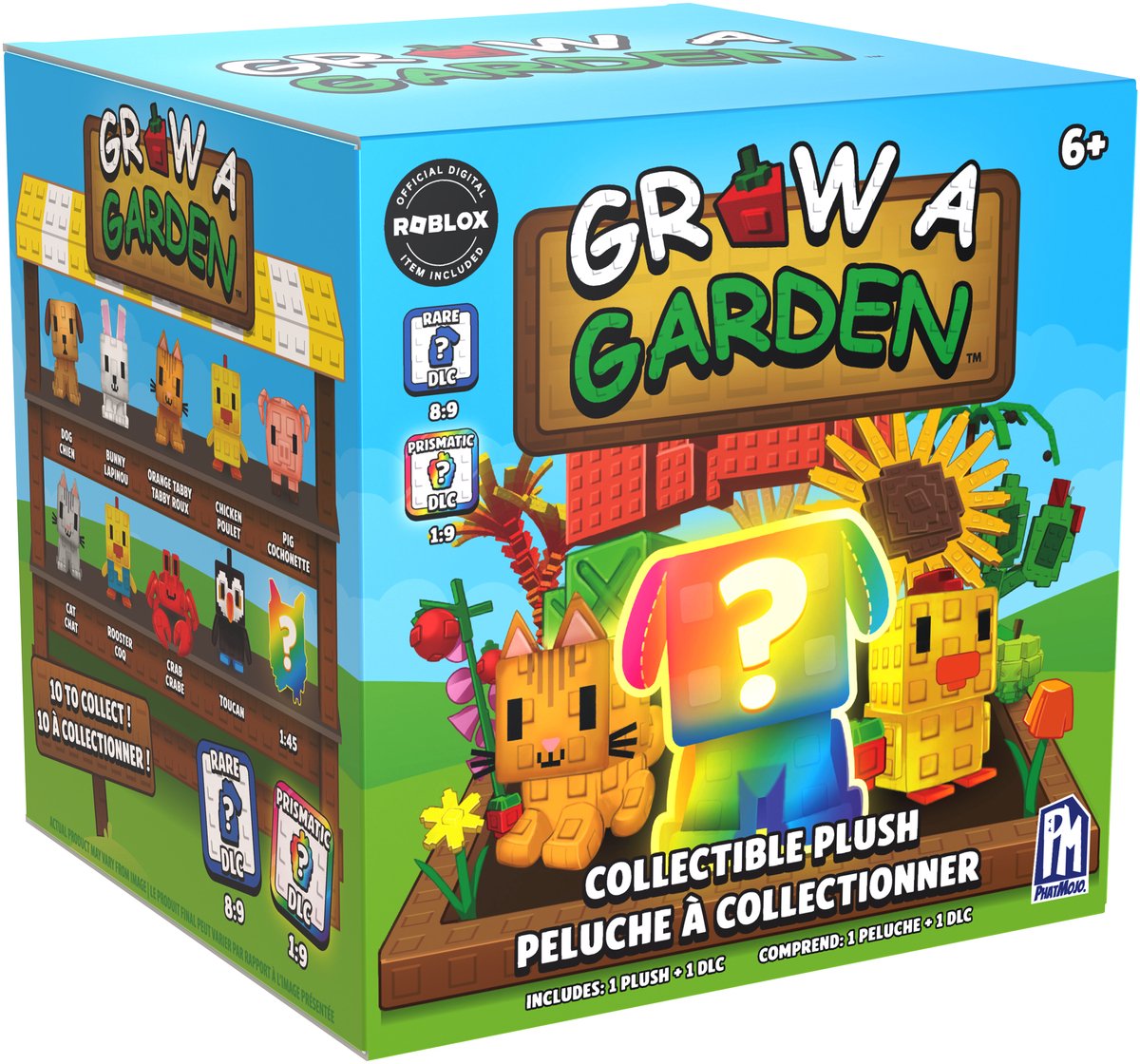 Phat mojo grow a garden blind box knuffel figure series 1 10 cm knuffeles