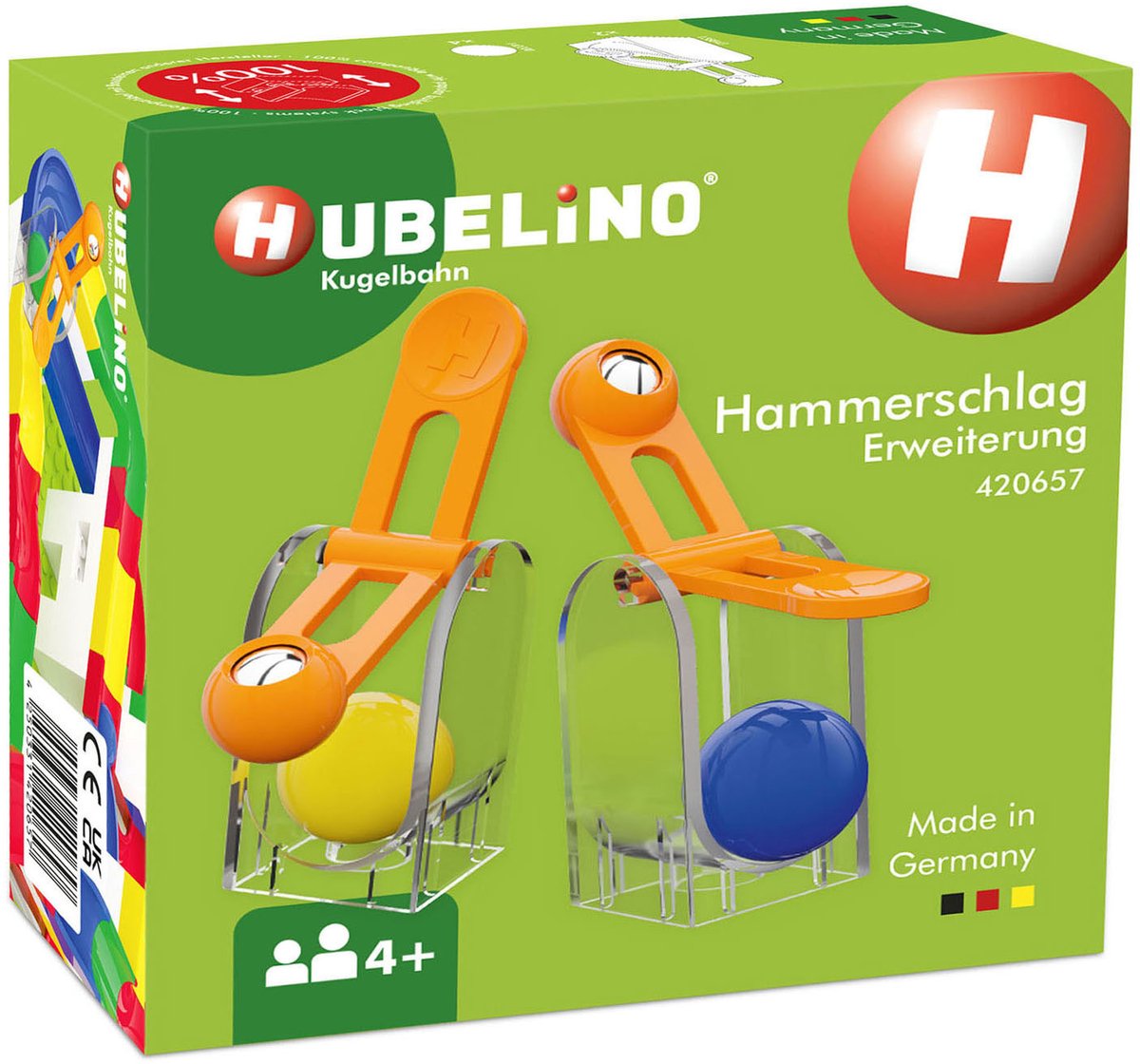 Hubelino zwaartekracht hamer, 6dlg.