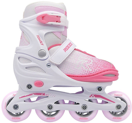 Roces jokey x girl inline skates white pink 26-29