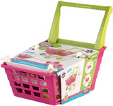 Androni winkelwagen roze groen