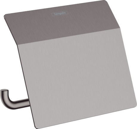 Hansgrohe addstoris closetrolhouder met klep brushed black chrome