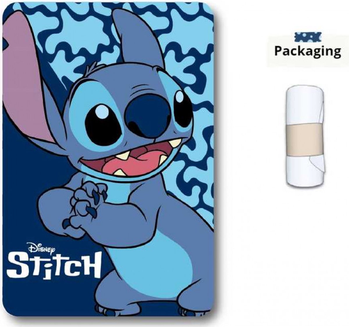 Lilo stitch disney lilo en stitch fleece deken plaid blauw