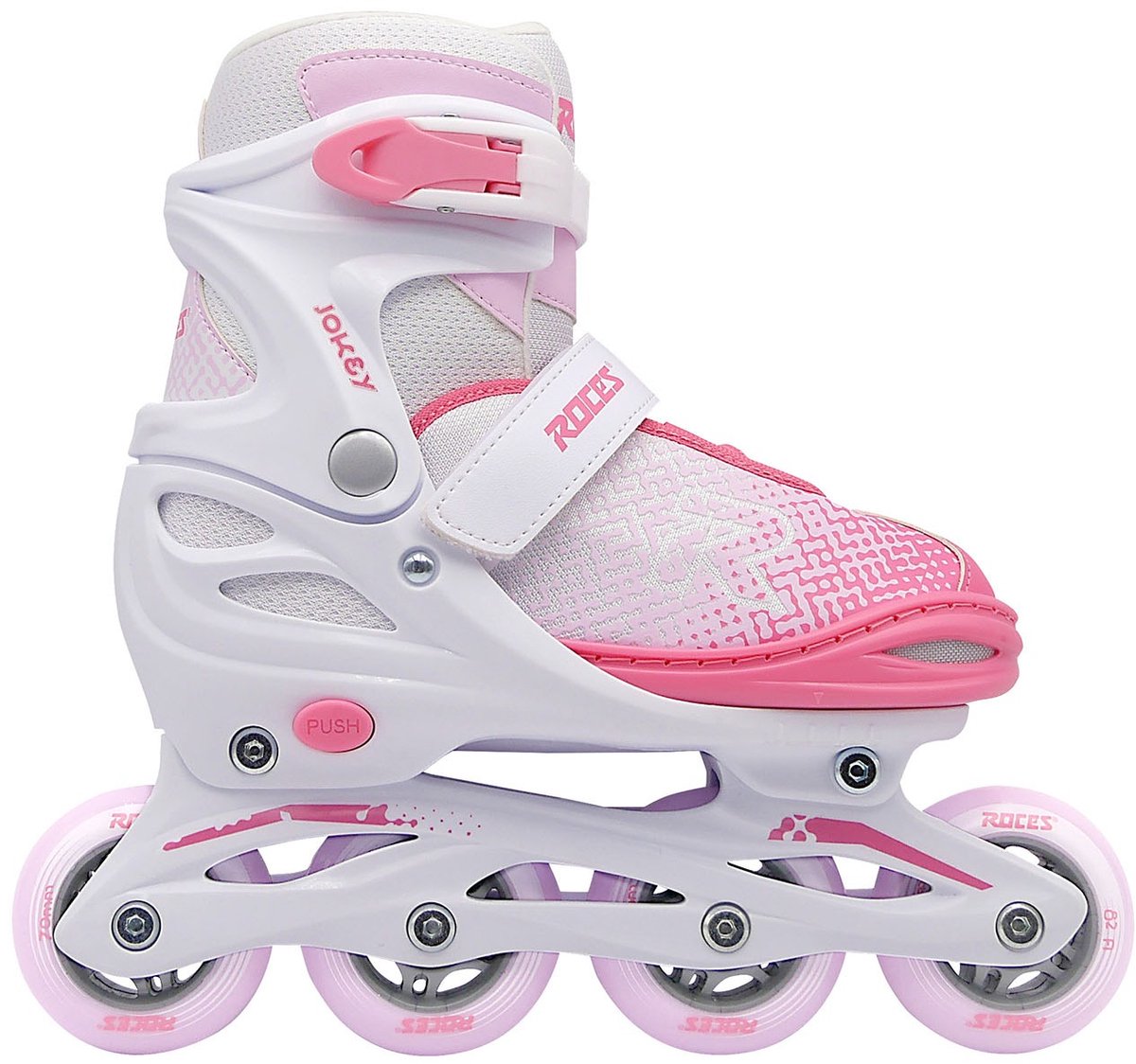 Roces jokey x girl inline skates white pink 30-33