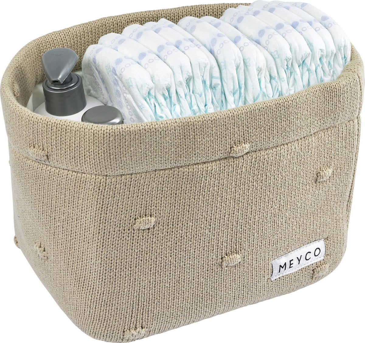 Meyco baby mini knots commodemandje - sand - medium