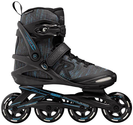 Roces weft thread 84 skeelers volwassenen – 4x84mm wielen – fitness inline skates – zwart blauw – maat 43