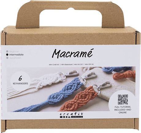Creativ company https: www.cchobby.nl mini-hobbyset-macrame-sleutelhangers-1-doos