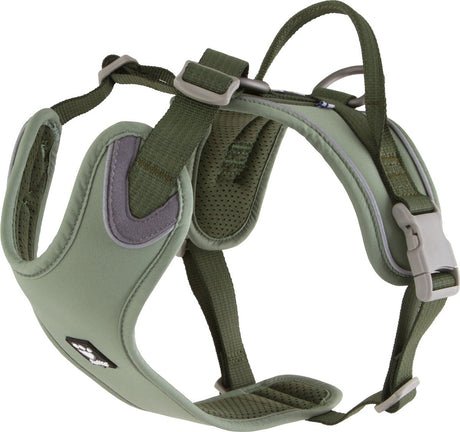 Hurtta harnas weekend warrior eco hedge groen - hondenharnas - 100-120 cm